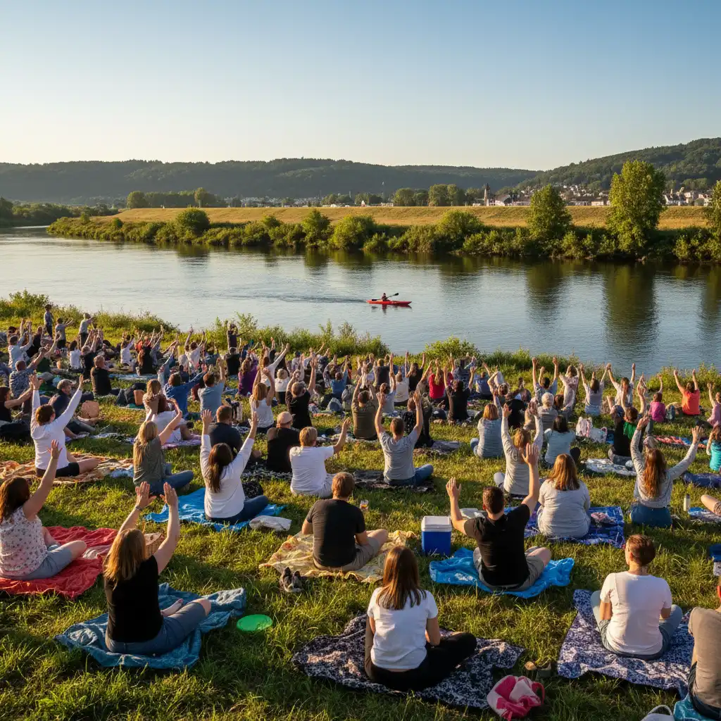 Spectators enjoying the event at Firmin Field
