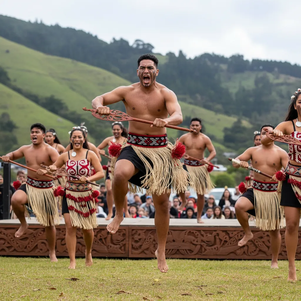 Kapa Haka performance at Kawerau Matariki festival