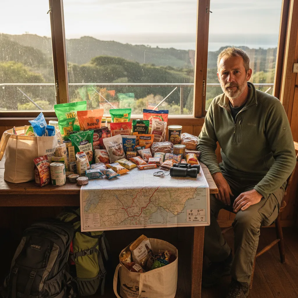 Planning self-catering food supplies for hiking