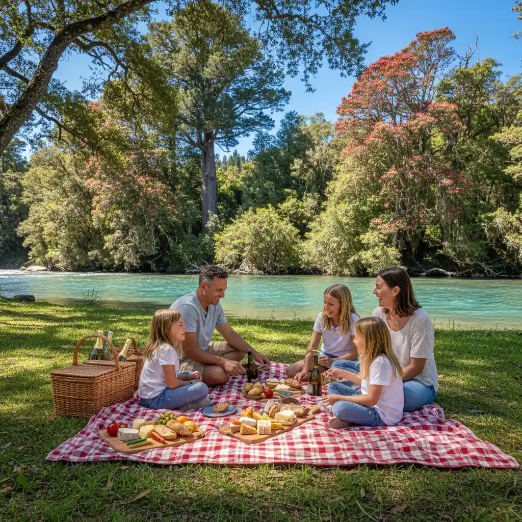Picnic spots near Tarawera River Kawerau