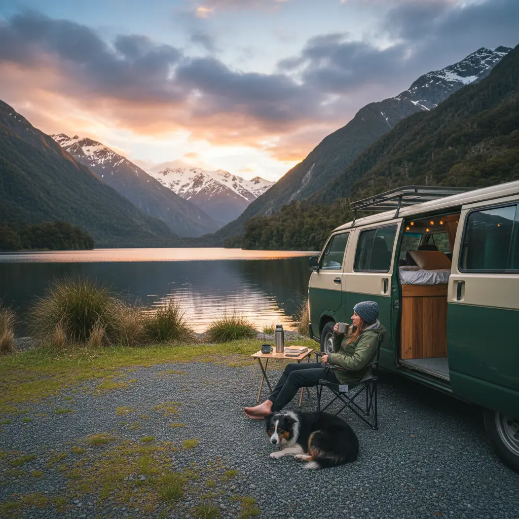 Dog friendly camping near Kawerau and Lake Rotoma