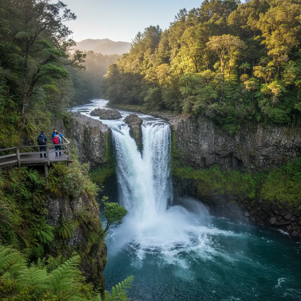 The majestic Tarawera Falls in Kawerau