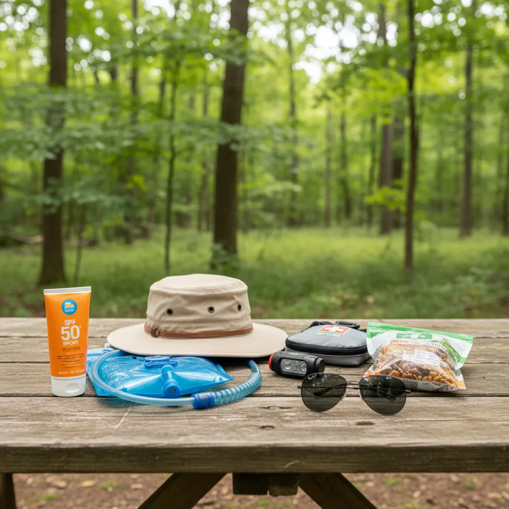 Summer hiking safety gear checklist for Kawerau trails