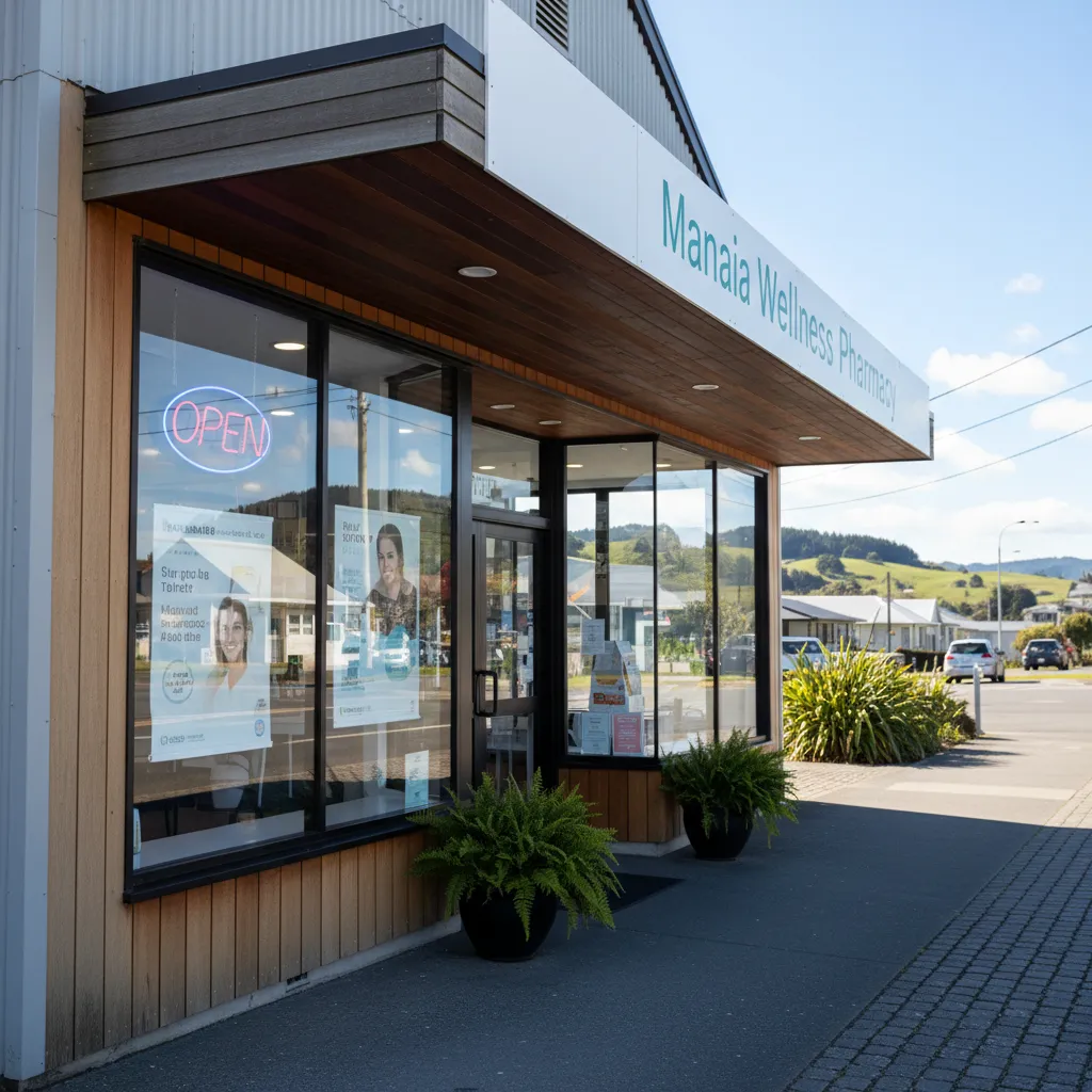 Kawerau Pharmacy storefront during opening hours