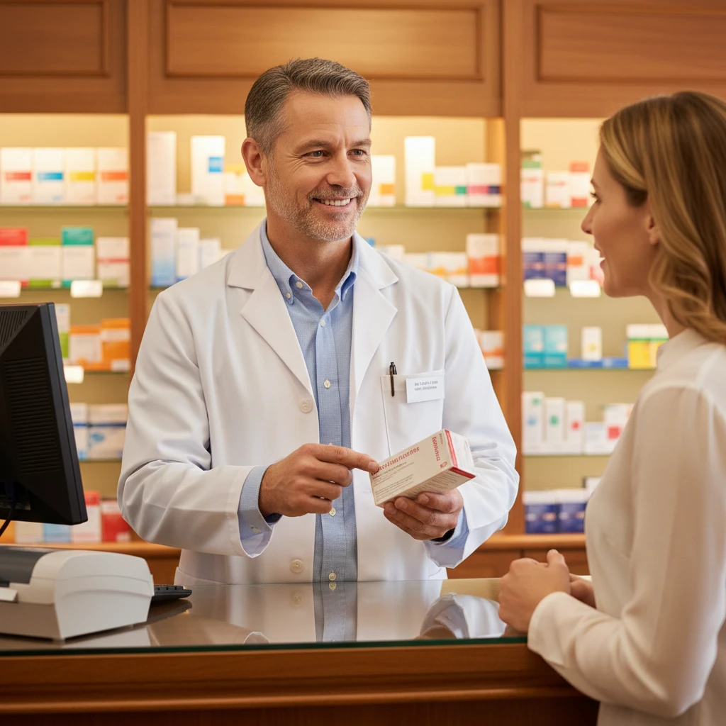 Pharmacist providing consultation services in Kawerau