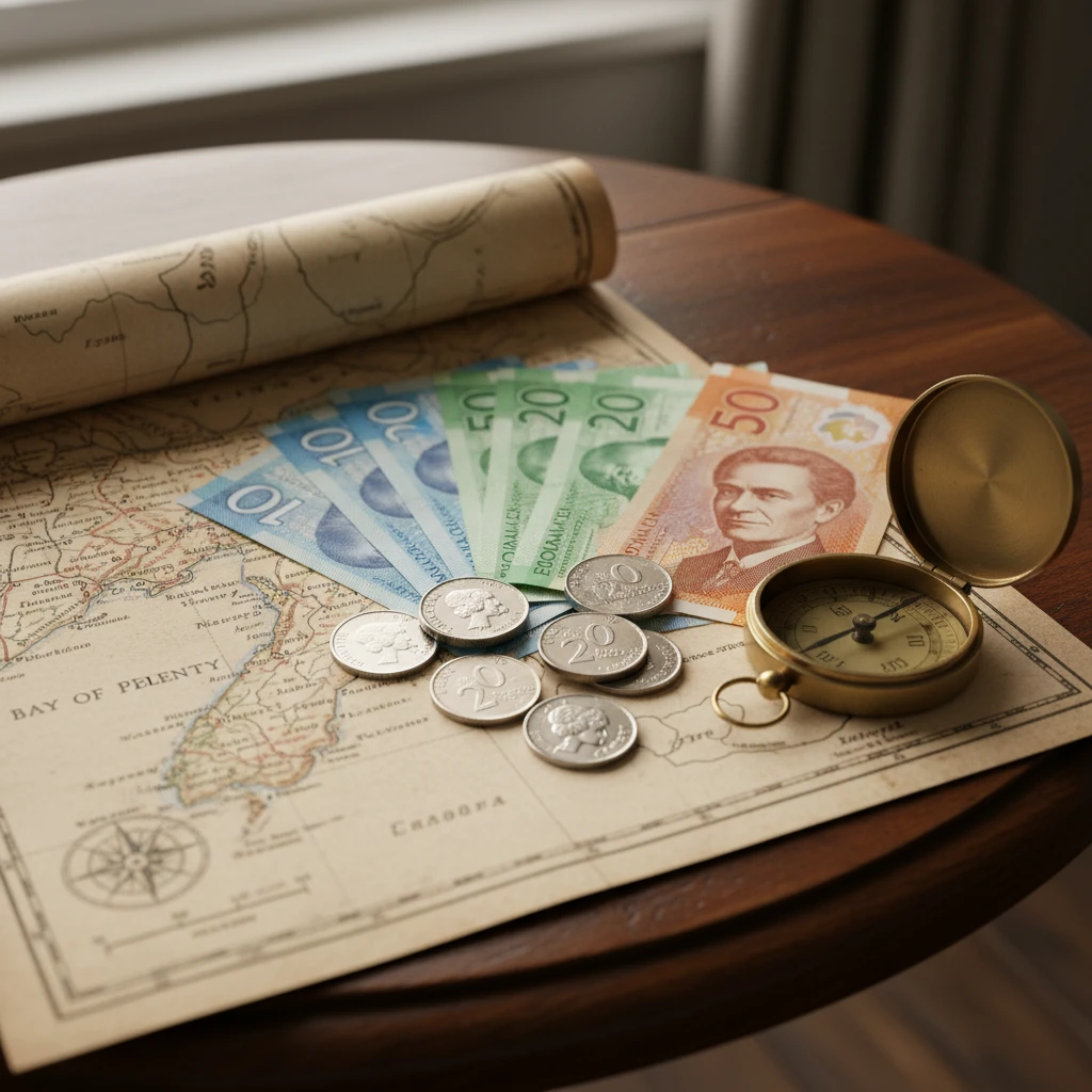New Zealand currency preparation for travel