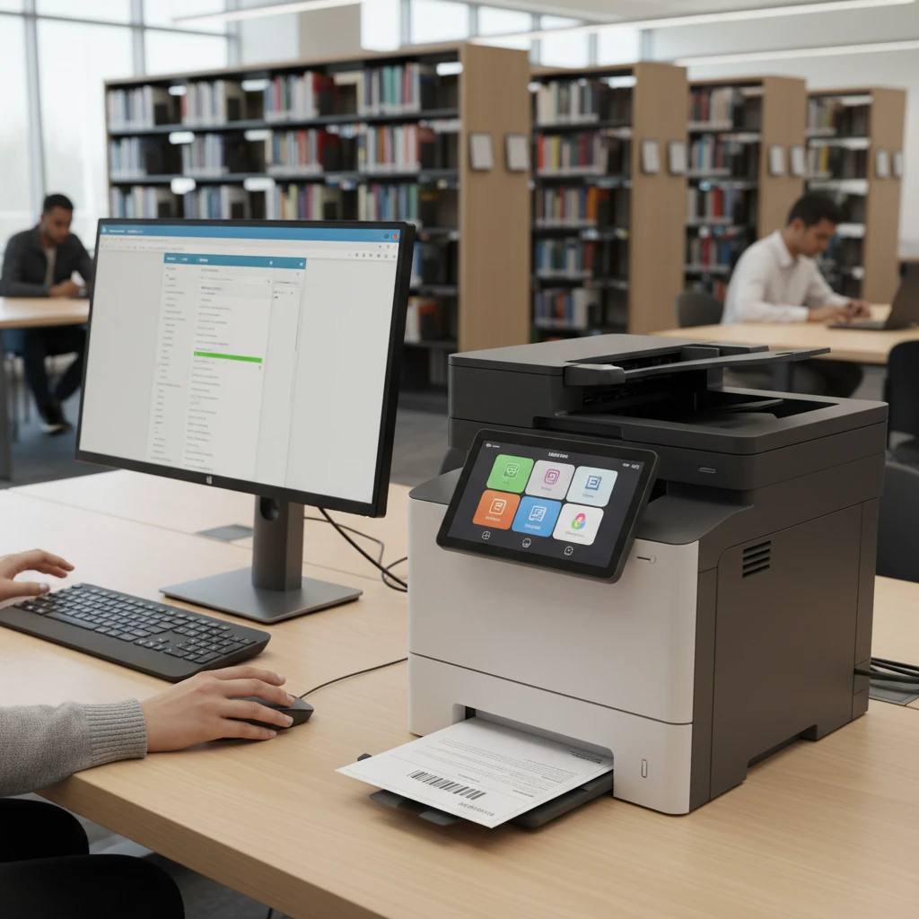 Printing and computer services at Kawerau Library