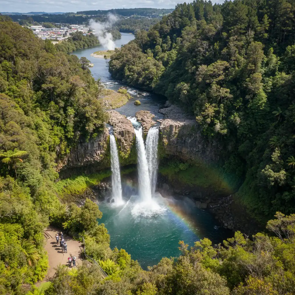 Tarawera Falls near Kawerau