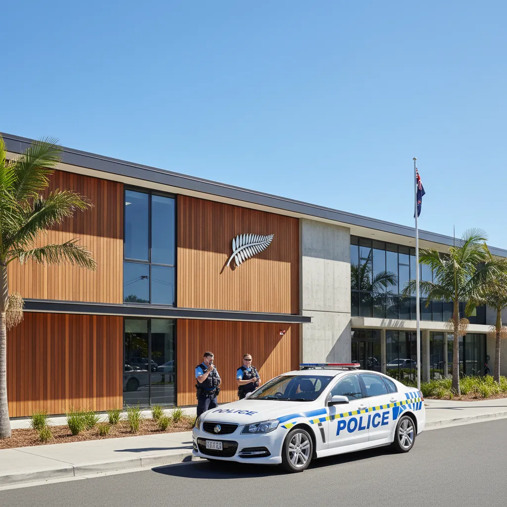 Kawerau Police Station location and vehicle
