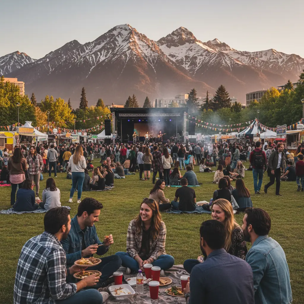 Kawerau Woodfest Event Crowd