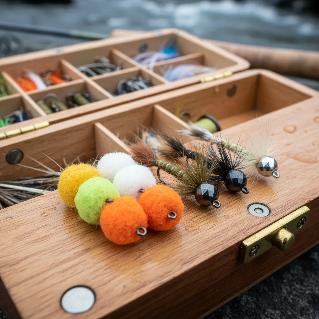 Trout fishing flies for Tarawera River