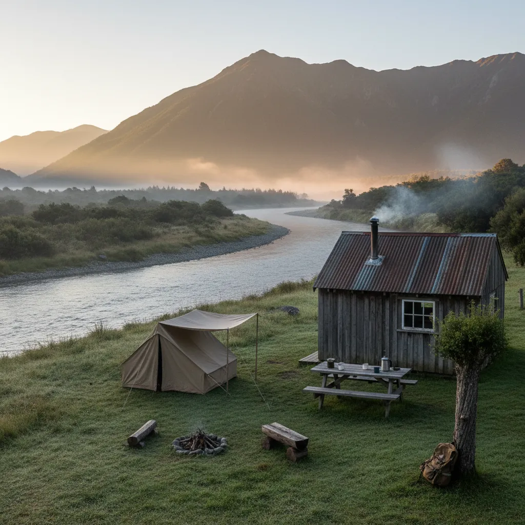 Budget accommodation near Tarawera River