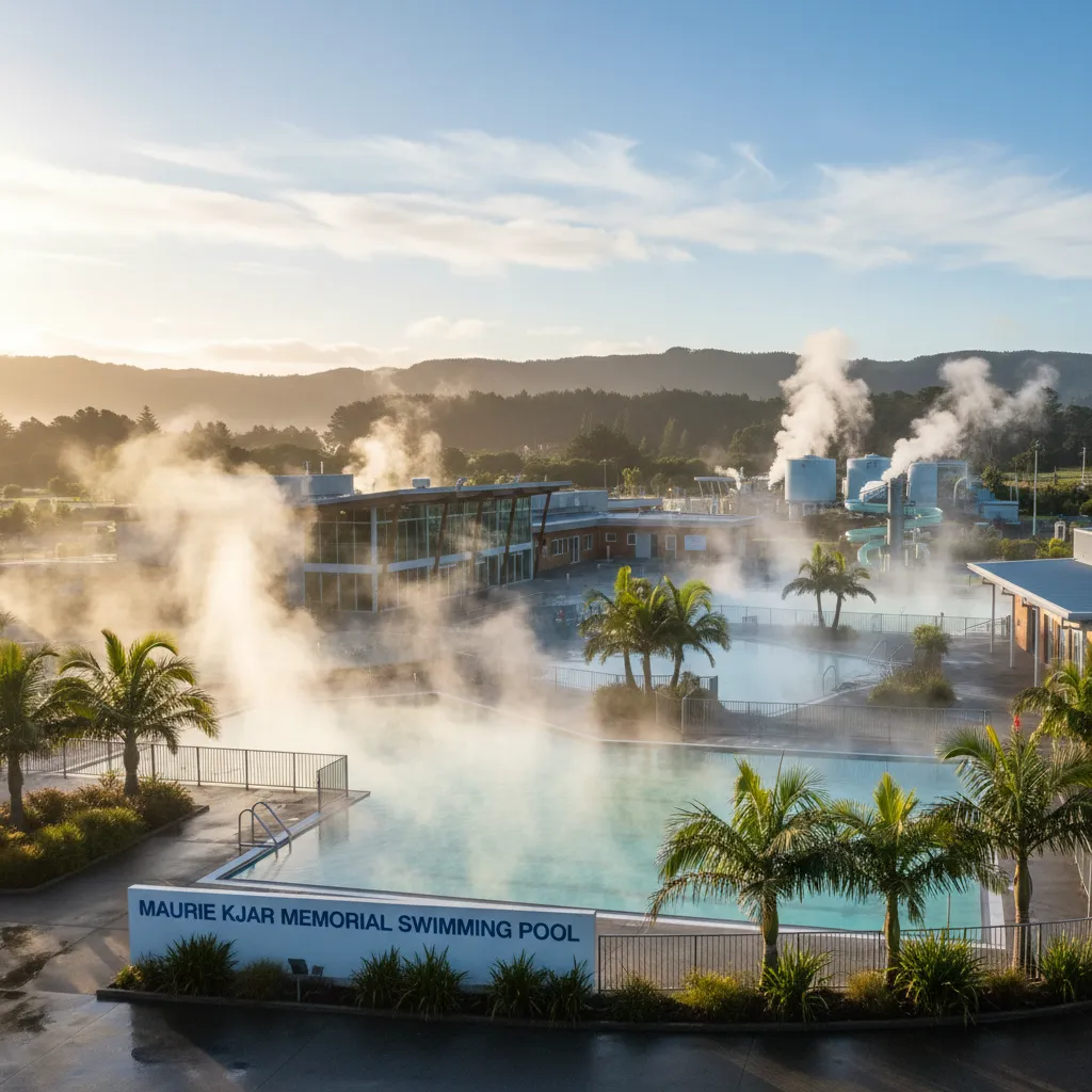 Free geothermal hot pools in Kawerau