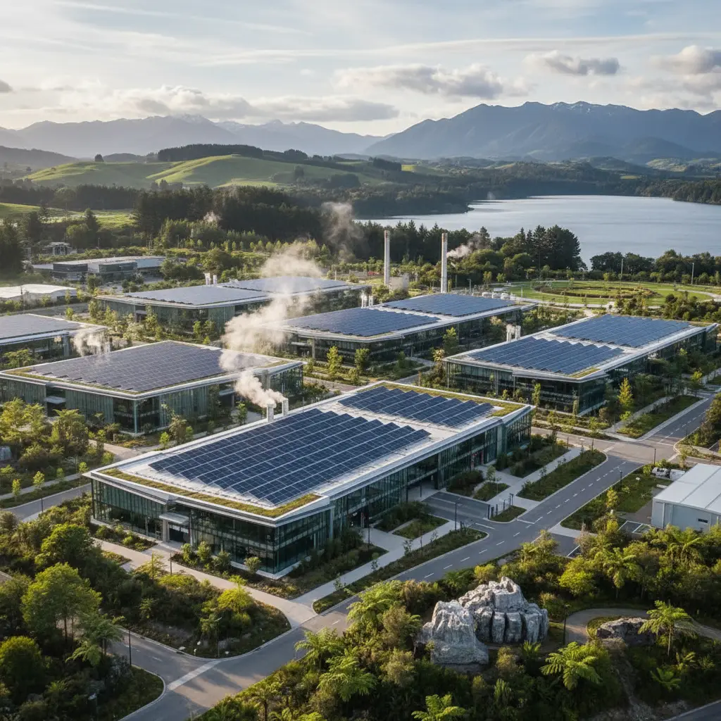 Future vision of the Kawerau industrial site