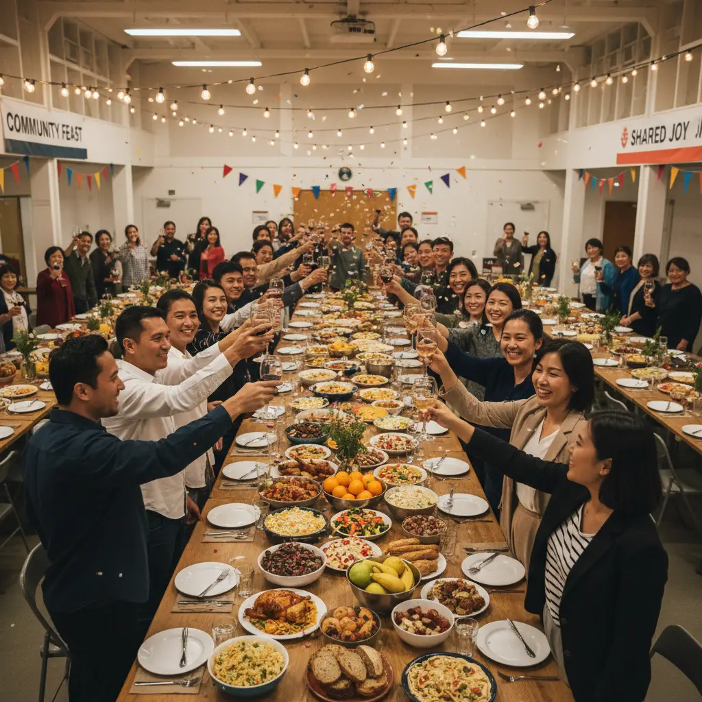 Social gathering at a Kawerau community club event