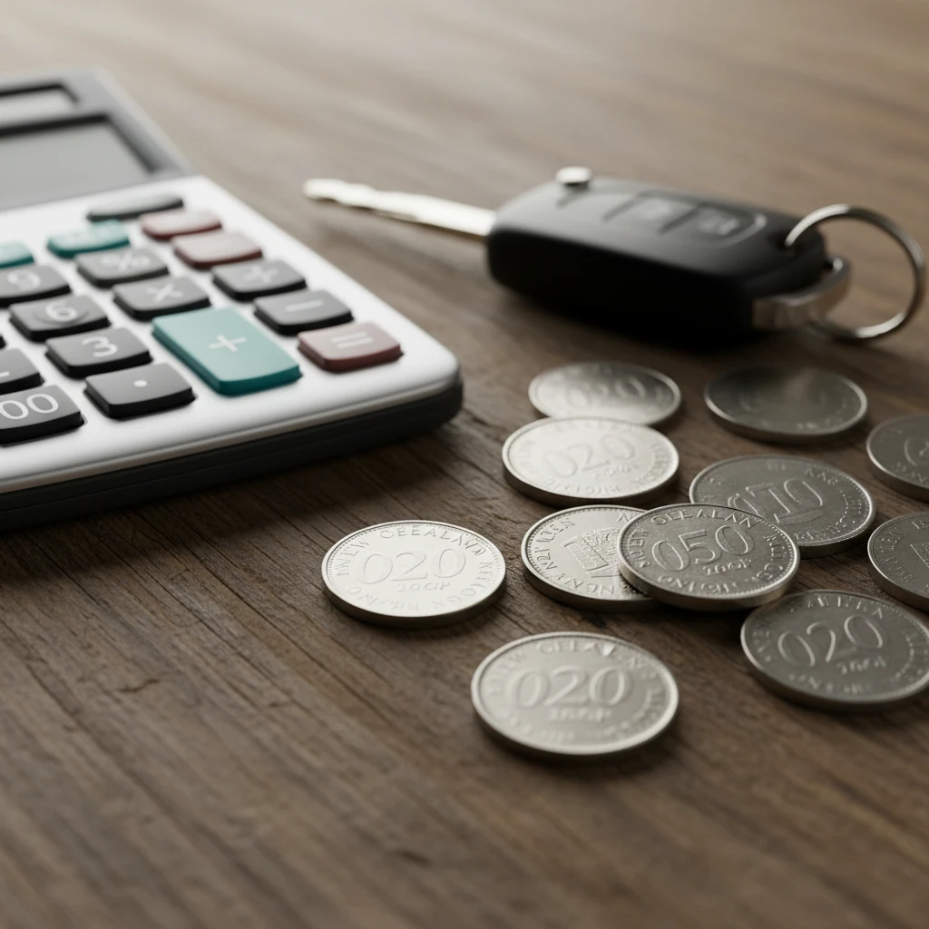 Cost calculation of driving vs living in Whakatane