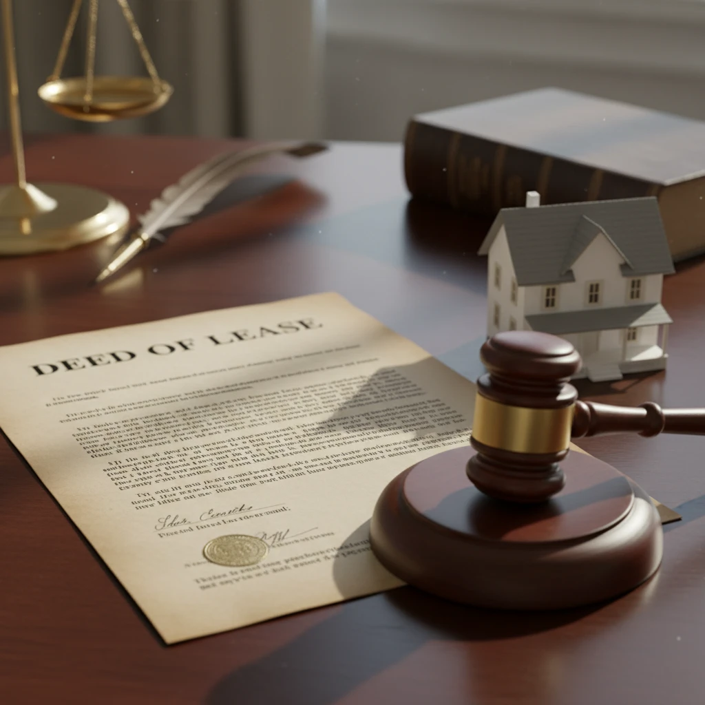 Legal documents illustrating leasehold vs freehold differences