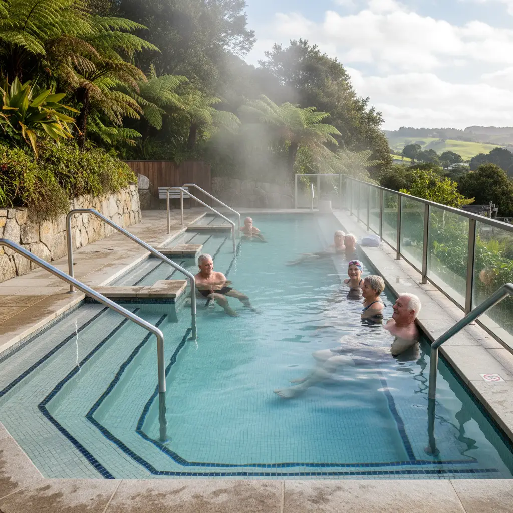 Accessible thermal hot pools in the Bay of Plenty