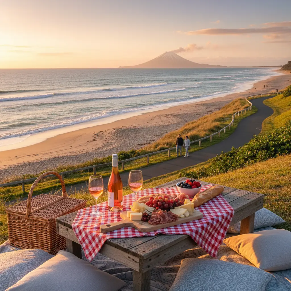 Accessible picnic spot at Ohope Beach