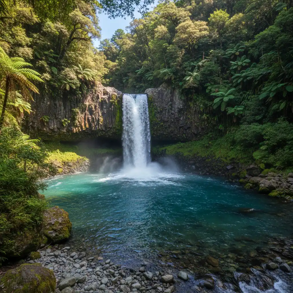 Tarawera Falls Kawerau hiking destination