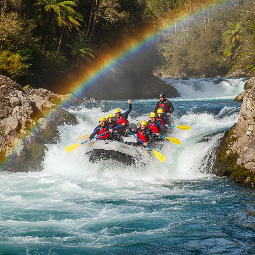 White water rafting on the Tarawera River