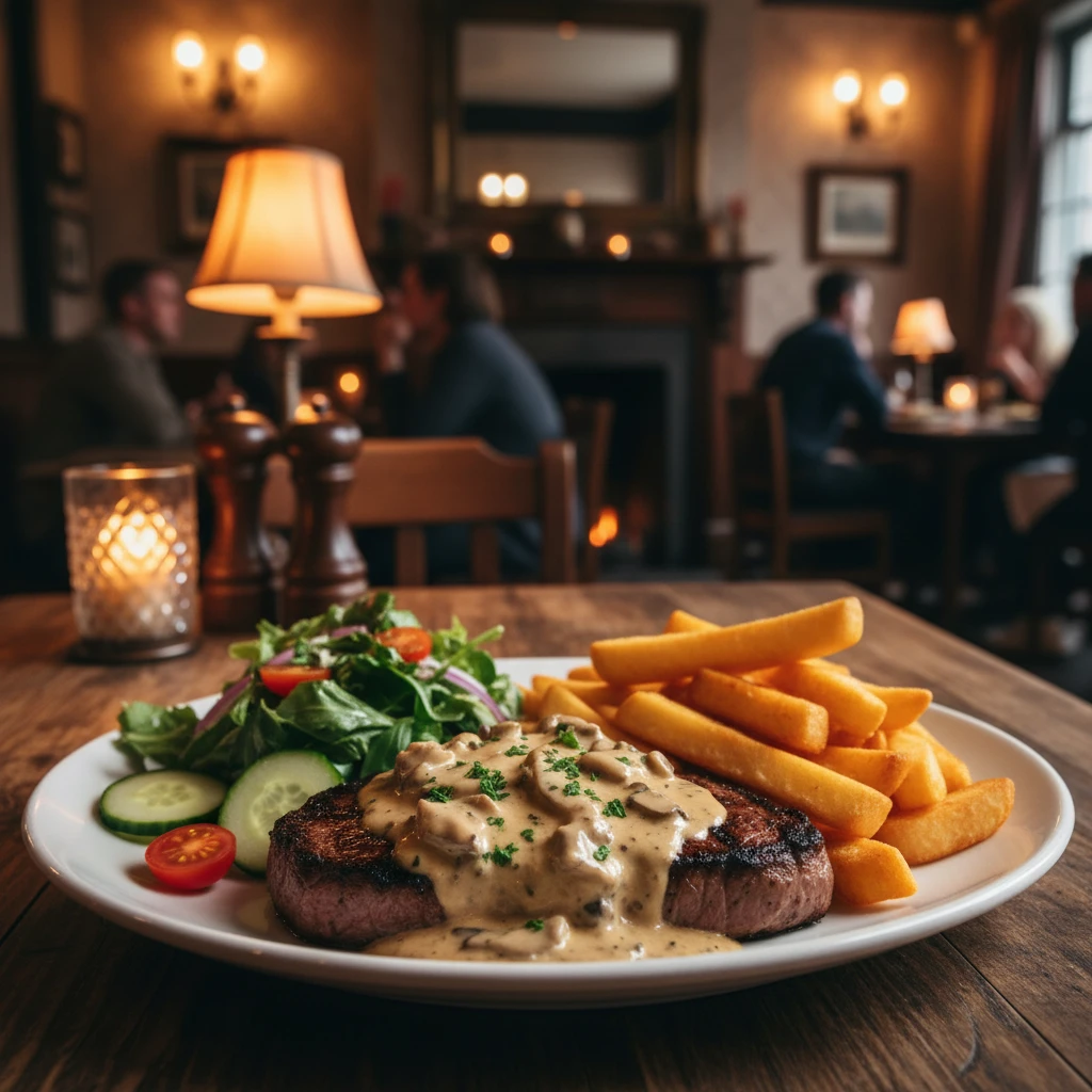 Hearty family meal at a Kawerau dining establishment