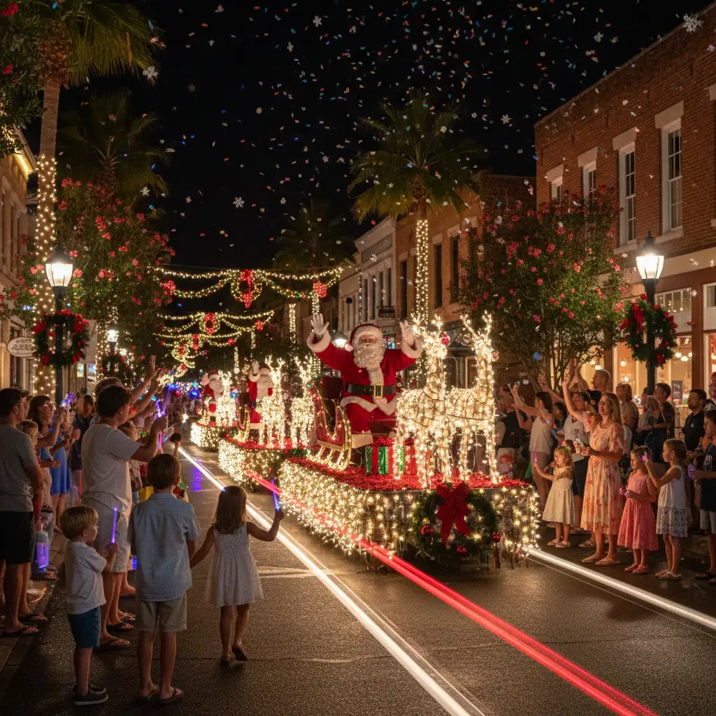 Kawerau Christmas in the Park parade float