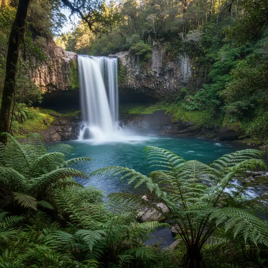 Tarawera Falls majestic view