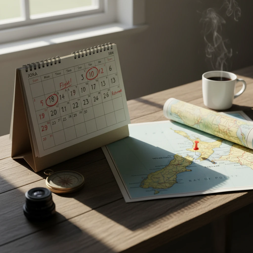 Planning travel dates for Kawerau events