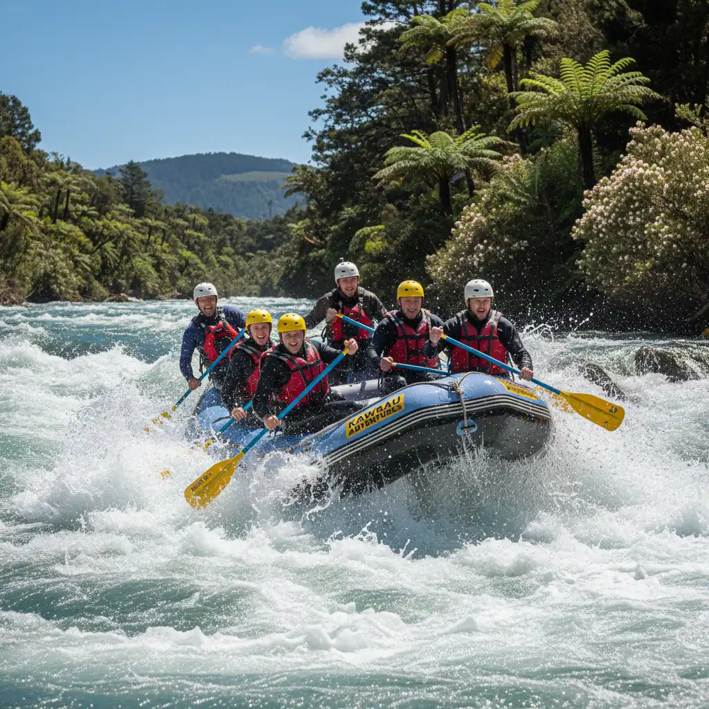 White water rafting adventure in Kawerau