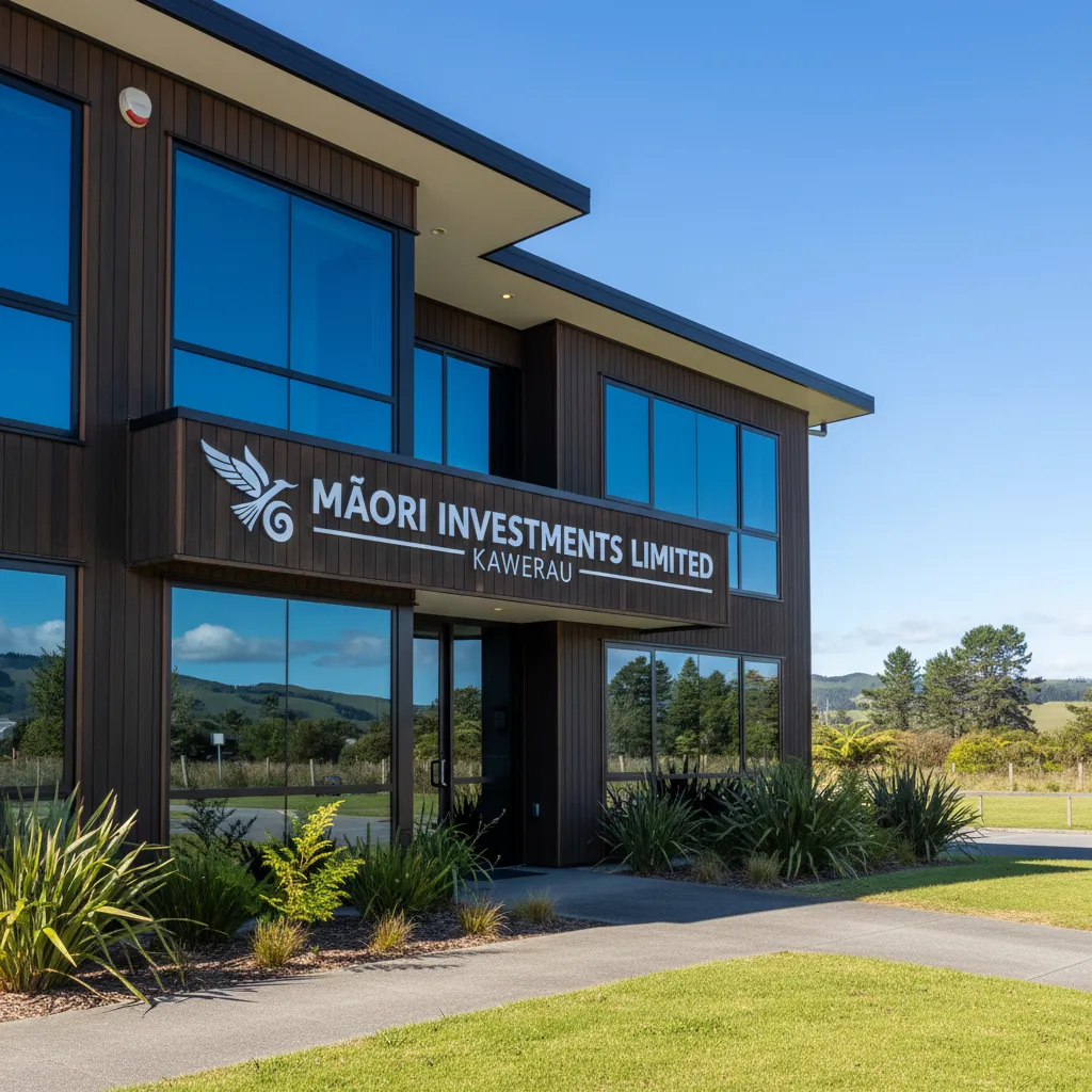 Māori Investments Limited office in Kawerau where hiking permits are issued