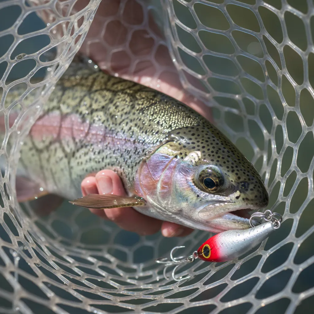 Rainbow trout catch from the Tarawera River