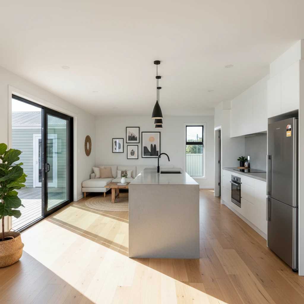 Renovated interior of a Kawerau investment property