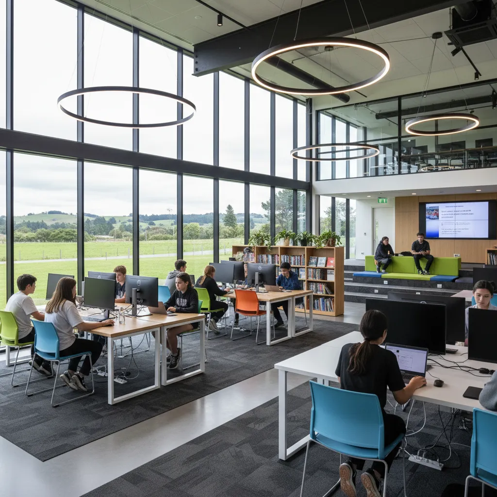 Modern learning environment at Tarawera High School