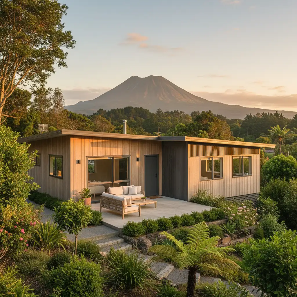 Modern housing and lifestyle in Kawerau with mountain views