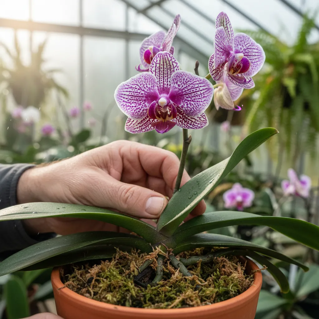 Gardener tending to rare plants during the Kawerau Garden Festival