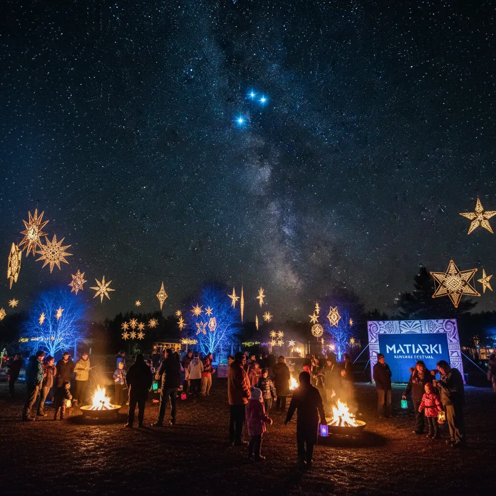 Matariki light festival celebration in Kawerau
