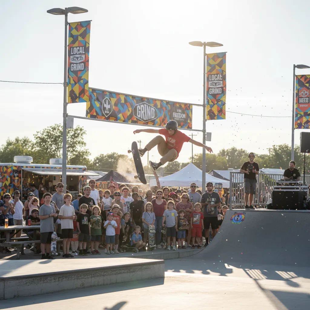 Community skate competition event in Kawerau