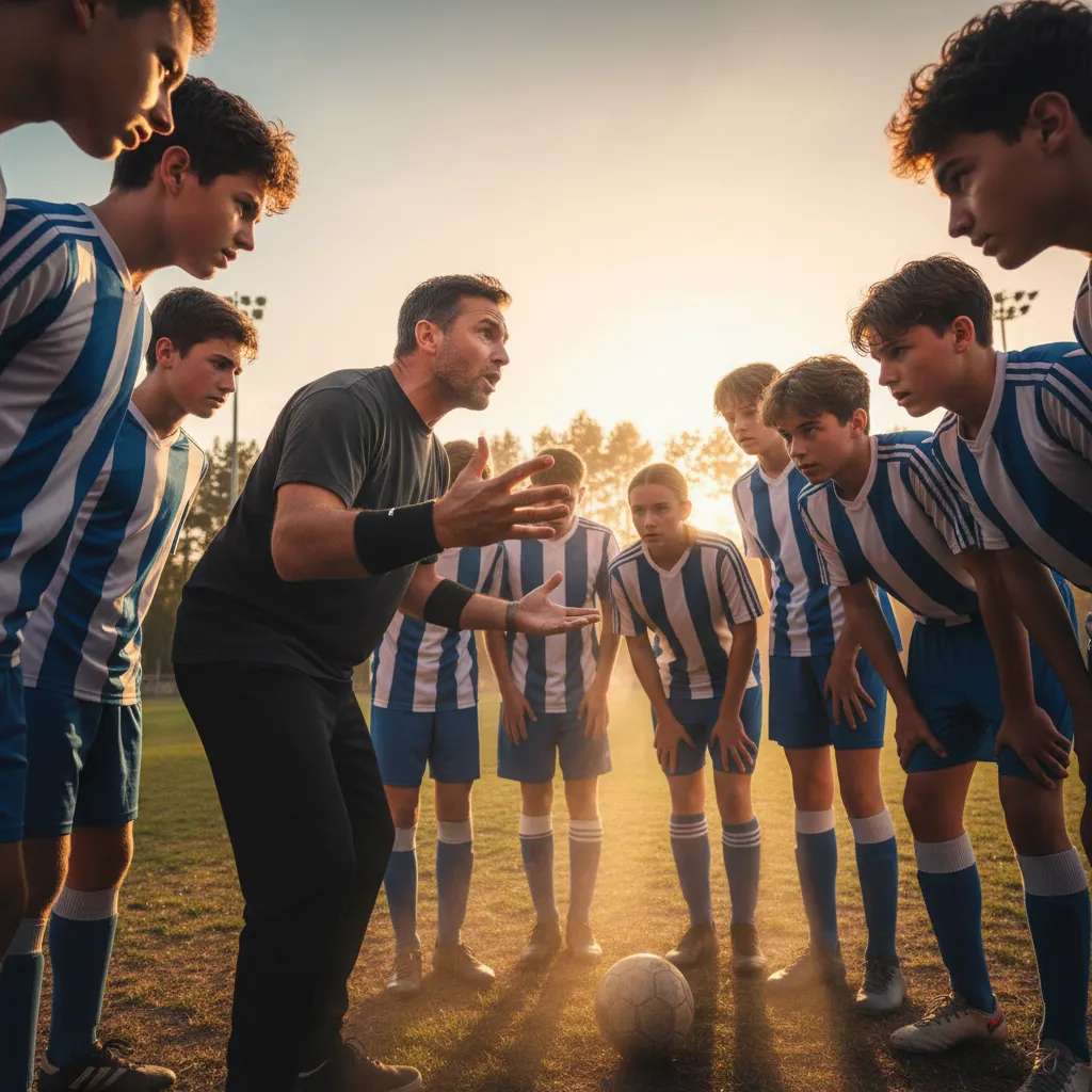 Coach mentoring a youth sports team in Kawerau