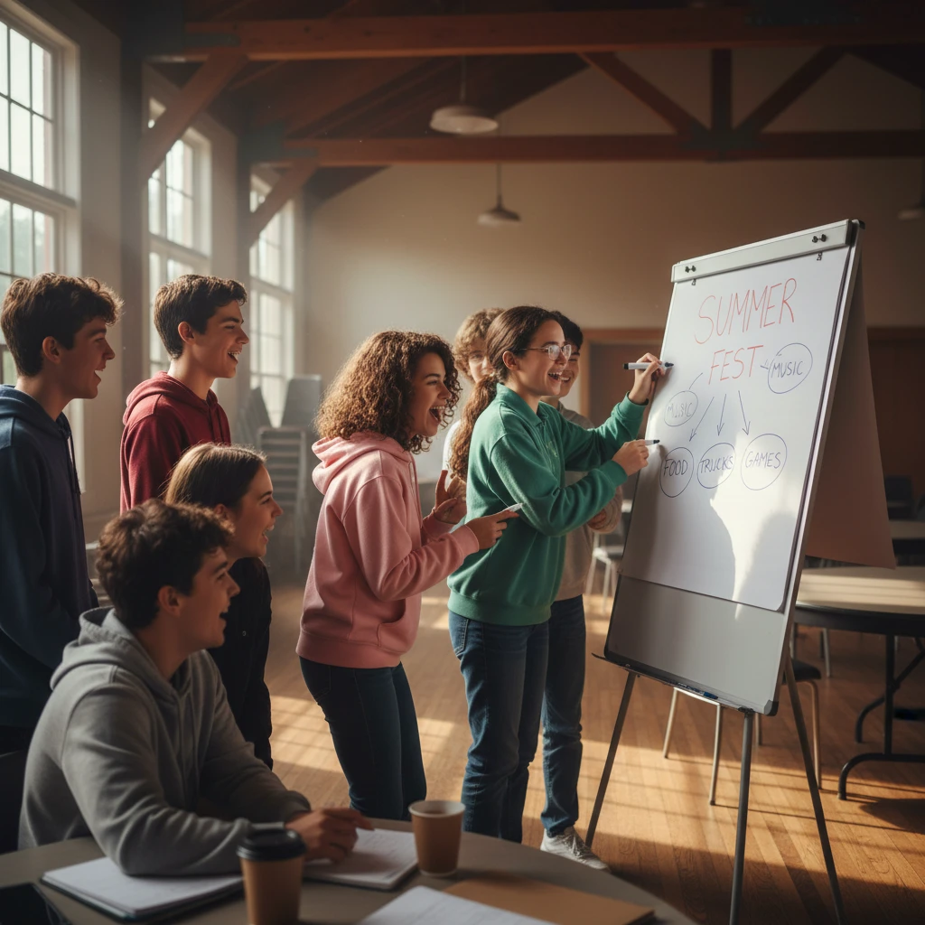 Kawerau Youth Council members planning community events