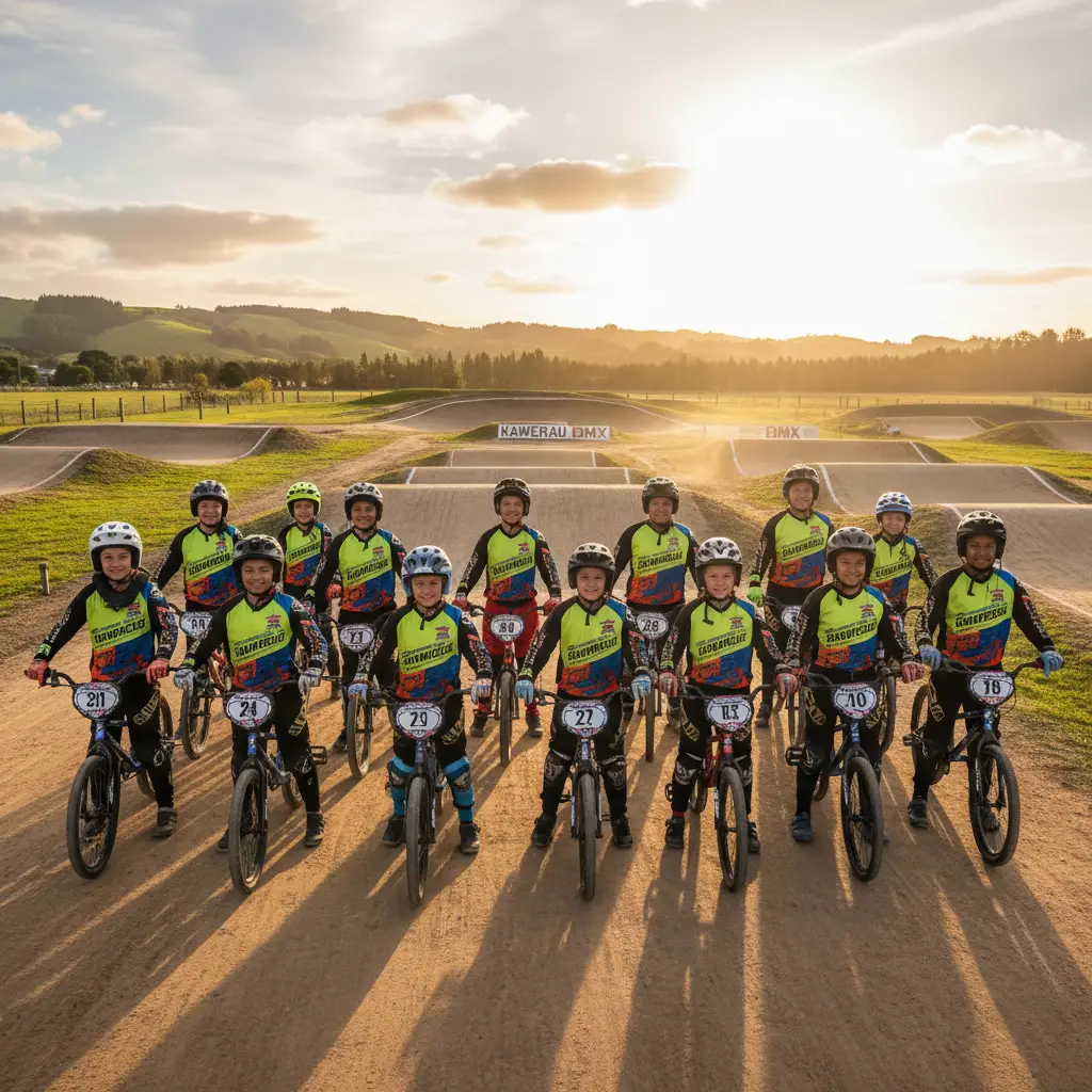 Kawerau BMX Club members