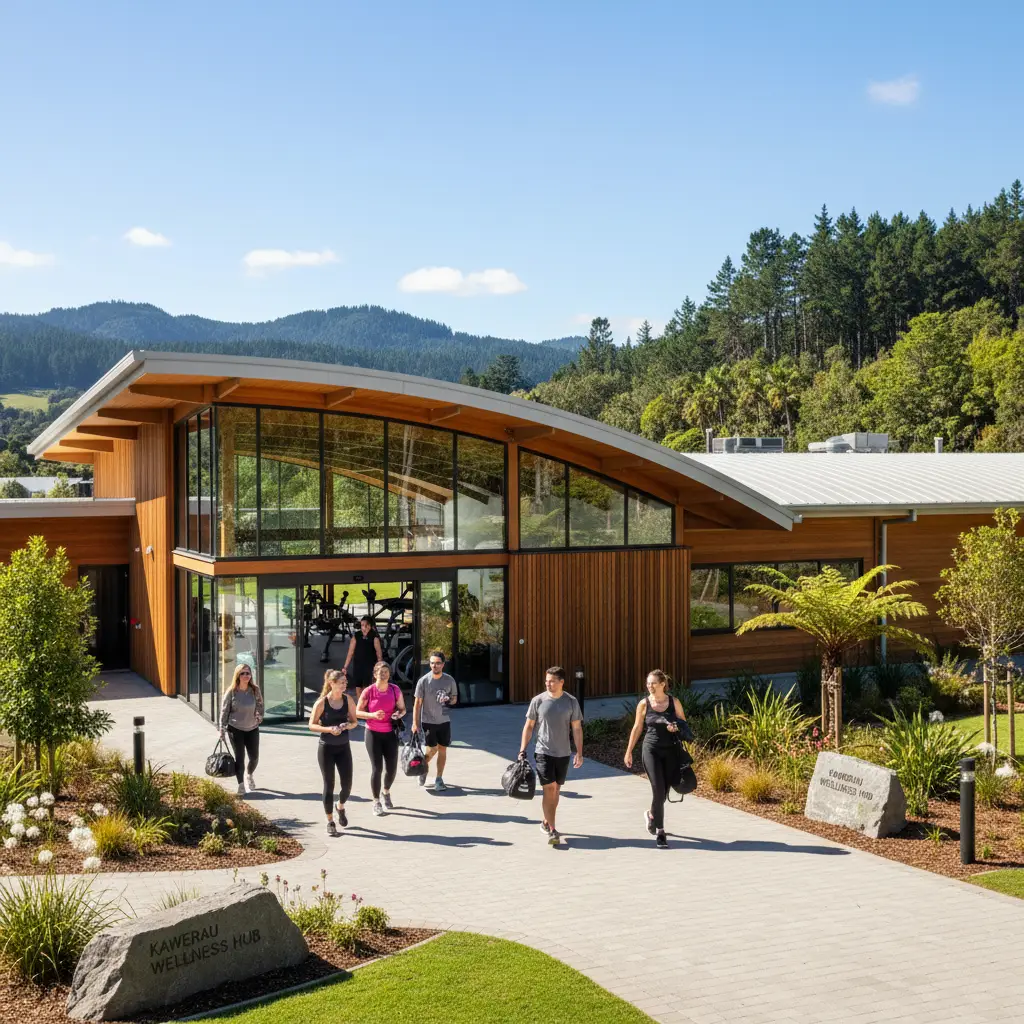 Exterior of Kawerau Community Gym facility
